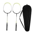 thumbnail image 2 of S SERENABLE 2Pcs Badminton Racquets Accessory with Storage Bag Professional Equipment for Green, 2 of 9