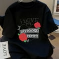 thumbnail image 5 of THDHVS Boys Summer T-shirts,Toddler Casual Tops,Short Sleeve Crew Neck Boys T-Shirt with Chest Print Soft Cotton Shirts Black 6-7 Years, 5 of 5
