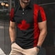thumbnail image 2 of Camisas de Manga Larga para Hombres Casual Impreso Cuello Girado Abajo, Lado Dividido Botón Abajo Blusa para Al Aire Libre, Diario Y Primavera Verano, 2 of 5