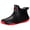 Red, variant on Men's Women's PVC Platform Ankle Rain Boots Waterproof Non Slip Water Shoes for Gardening Farming Lawn Care Yard Work