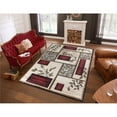 thumbnail image 2 of MDA Home Glamour Brown/Red Polypropylene Area Rug - 5'2" x 7'5", 2 of 3