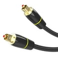thumbnail image 3 of Sherry Digital Optical Audio Cable (3.3 Feet/1 Meter), 24K Gold-Plated Flawless Audio Fiber Optic Cable Male to Male Cord for Home Theater,Sound Bar, TV, PS, Xbox, Samsung, 3 of 7