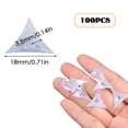thumbnail image 3 of 100x Stair Dust Corners, Table Corner, Corner Protector, Decorative Corner for Furniture Hardware Triangle sticker, 3 of 5