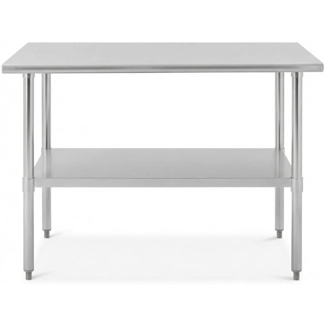 YUSAZENS 60 x 24 x 34 Inch Basic Kitchen Stainless Steel Workbench, 24D x 60W x 34H Heavy Duty Counter Work Table for Kitchen Commercial Storage