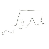 Front Brake Line Kit - Fits 97-01 Jeep Cherokee - Stainless - The Stop Shop