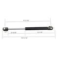 thumbnail image 3 of 4Pcs 100N/22LBS Pressure Props Strut Bar Spring Cover Support for Furniture Kitchen Cabinet Car, 3 of 6