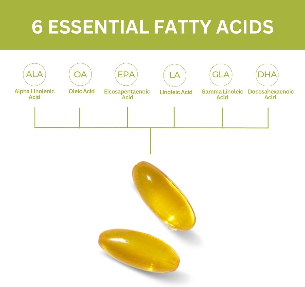 Youngevity Ultimate EFA Plus Omega Fatty Acid Supplement, 90 Softgels