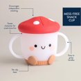 thumbnail image 4 of Itzy Ritzy Itzy Snack Cup Mushroom Snack Cup for Babies, 12+ Months, 4 of 5