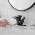 thumbnail image 5 of ANGELES HOME LED Light Bathroom Faucet Waterfall Single Handle One Hole Faucet for Bathroom Sink Mount Vanity Faucet, 5 of 10