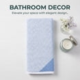 thumbnail image 5 of Unique Bargains 2Pcs Pure Cotton Soft Absorbent Hand Towels Blue 29" x 13", 5 of 7