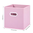 thumbnail image 2 of Juego de 6 cubos de almacenamiento, tela estéreo, 28 cm, plegables, 2 of 9