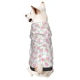 thumbnail image 1 of Fotbe Floral Sudadera con Estampado para Perros Pequeños – Suéter con Capucha para Mascotas, Tela Suave de Forro Polar con Bolsillo-XX-Large, 1 of 7