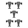 thumbnail image 1 of Langgg Car Holder  for Gravity Linkage Mobile Phone Bracket Air Vent Mount Car Accessory black 5Set, 1 of 6