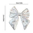 thumbnail image 3 of Kugisaki Christmas Sequin Bow Decorations, 9 x7 Inch Glitter Bows for Christmas Tree Topper Door Fireplace Stairs, Xmas Decorative Bows Ornaments for Home Christmas Party Supplies, 3 of 6