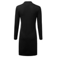 thumbnail image 2 of Doublju Women's Lightweight Long Sleeve Open Front Long Cardigan Sweaters, 2 of 5