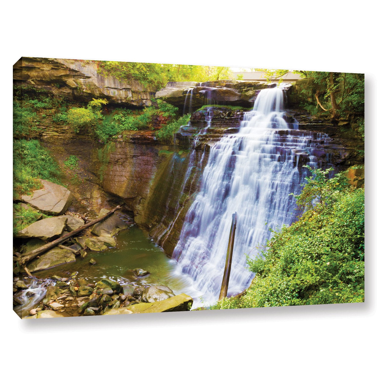 Cody York "Brandywine Falls 2" Floater-Framed Gallery-Wrapped Canvas