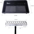thumbnail image 2 of Olurrisa 5PC 18 Inch Paint Roller Kit 18 Inch Paint Roller 18 Paint Roller Tray Microfiber Paint Roller Sleeves(Pack of 3), 2 of 8