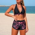 thumbnail image 6 of HUAXUN Tankini Tops for Women Swimwear Cute Swimsuit Tummy Control Swimsuits for Women Tummy Control Tankini 3 Piece Swimsuits Floral Print Cami Tops, 6 of 8