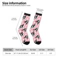 thumbnail image 2 of Hirioo French Bulldog Pattern Adult Middle Tube Socks Breathable Sock Non-Pilling,Contrasting Color Design, 2 of 6