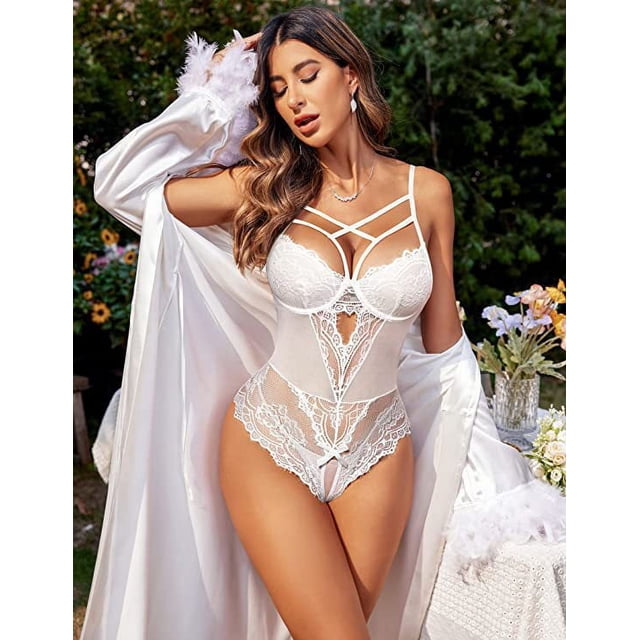 Europa y los Estados Unidos sexy cuerpo moldeador cadera abierta encaje body lencería sexy burla