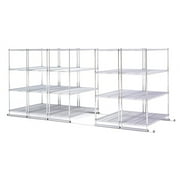 OFM X5S-1836 X5 Preconfigured Kit - 5 Units 4 Shelves Each 18 x 36 Inches Tracks Included