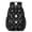 Moon and Leaf, variant on Hand and Bat Gothic Pattern 17" School Backpacks for Teens,Waterproof Oxford Fabric,S-Shape Padded Straps for School,Travel,Hiking,Camping