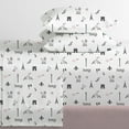 thumbnail image 2 of Hedaya Home Toddler Paris Microfiber Sheet Sets, Full, 4-Pieces, 2 of 4