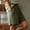 (Fashion 11)Army Green, variant on Women's Plus Size Solid Cotton and Linen Shorts with Drawstring Summer Casual Loose-Fitting Womens Short Pants
