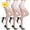 White, variant on XinLfly 3 Pairs Women's Sheer Tights - 20D Control Top Pantyhose with Reinforced Toes Sexy Pantyhose Tights for Women,Black,L