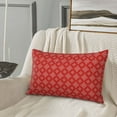 thumbnail image 6 of Fotbe Red White Snowflakes Pillow Cases - Envelope Closure - Luxury, Extra Soft, Cooling Pillow Covers - Wrinkle, Fade, Stain Resistant-16"x24", 6 of 8