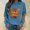A1 Sky Blue, variant on NMMUED Halloween Ghost Sweatshirt Pumpkin Sweatshirt Spooky Season Ghost Pumpkin Fall Outfits for Women Black Cat Women's Halloween Top Dark Green L