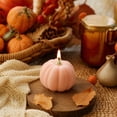 thumbnail image 4 of Pumpkin Candles Thanksgiving Halloween Aromatherapy Candle Decorations Handmade Soy Wax Mini Scented Candles for Home Table Centerpiece 2 pack Fall Holiday Party Favors Souvenirs Gifts for Desk Shelf, 4 of 7