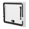 thumbnail image 1 of Compartment Storage Door, Aluminum Alloy Frame UV Resistant Dual Support Bar 120 Deg Opening RV Baggage Door  for Camper, 1 of 7
