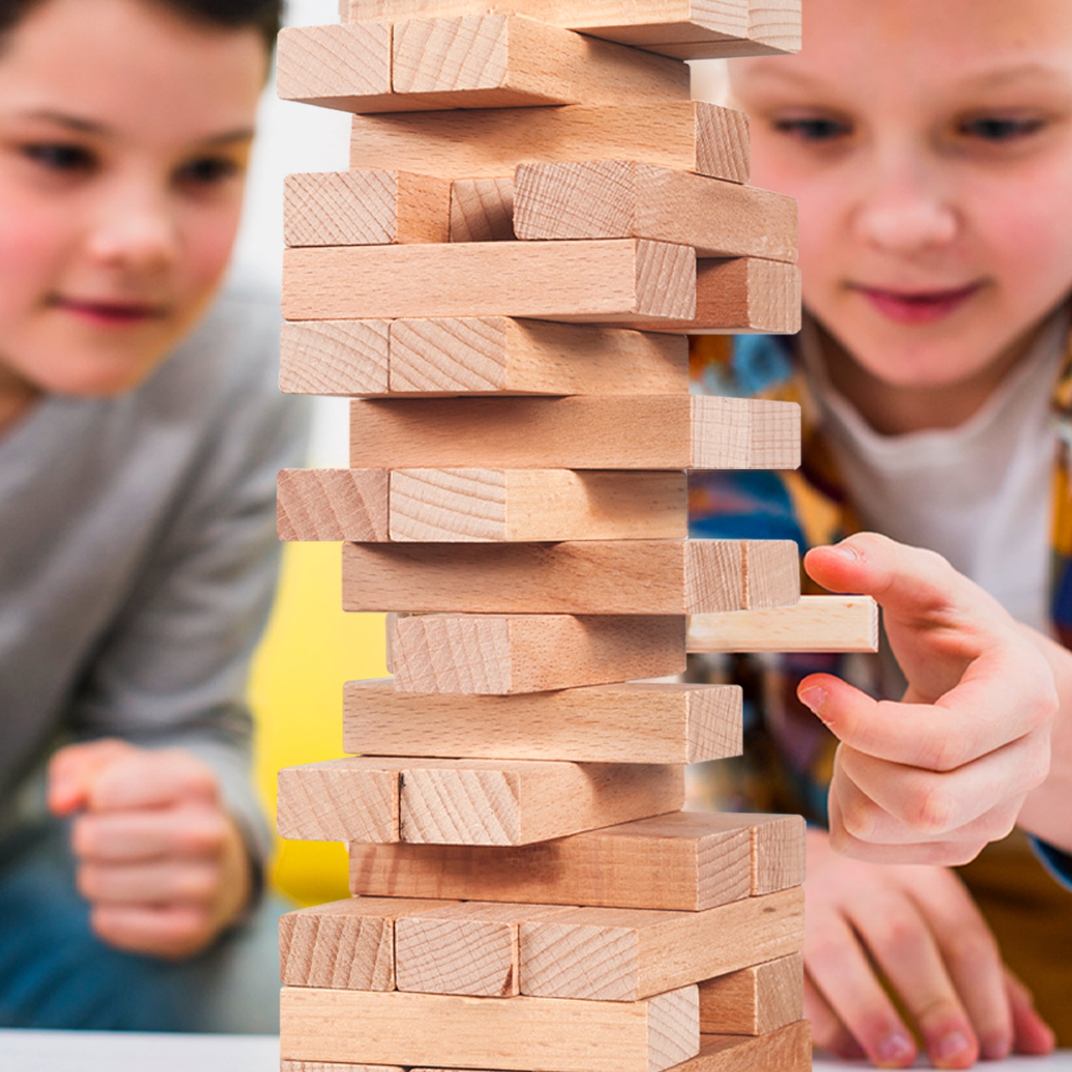 Timber Blox Wooden Stacking Game for Kids and Adults by Great Time Games (Walmart Exclusive)