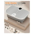 thumbnail image 2 of Vibration Plate Exercise Machine, 400 LBS Capacity Vibration Plate for Lymphatic Drainage, Max Space for Whole-Body Workout & Relaxation at Home, 2 of 8