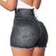 thumbnail image 4 of Txlixc Pantalones cortos casuales para mujeres, pantalones cortos de cintura alta Txlixc  moda, 4 of 5