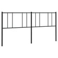 thumbnail image 2 of vidaXL Metal Headboard Black 193 cm, 2 of 5