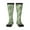 3 Black, variant on Cute Frog print thigh-high socks, crafted for both men and women with a stretchy, high-opaque design perfect for daily wear