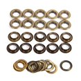 thumbnail image 1 of 20 Ensembles Illets Ronds Bronze Noir Or Accessoires de Bricolage Hamde 14mm, 1 of 2