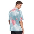 thumbnail image 4 of Ckdifva Heart Wallpaper Clouds Mens Button Down Short Sleeve Shirt Casual Shirts Beach Hawaiian Shirts, 4 of 8