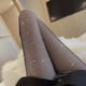 thumbnail image 4 of Calcetines de mujer Tono de perforación caliente Medias de seda Medias de seda de alta densidad con medias de red de diamantes Medias negras sexys para mujer, 4 of 5