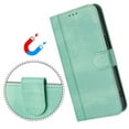 thumbnail image 6 of For Google Pixel 9 6.3inch Phone Case Wallet, Flip Leather TPU Cover with Card Holder Wrist Strap Shockproof Phone Case,Mint Green,For Google Pixel 9, 6 of 11