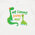 thumbnail image 4 of Inktastic My Gammy Loves Me Grandson Dinosaur Boys Baby T-Shirt, 4 of 5