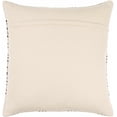 thumbnail image 3 of Hauteloom Viggo Decorative Throw Pillow Cover - Sofa Couch Cushion Cover - Cream, Black - 18" x 18" Pillow Cover, 3 of 8