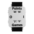 thumbnail image 3 of S SERENABLE Marqueur de Score de Tennis avec Sangle de Poignet Réglable, Tableau de Score de Tennis, Compteur de Score Blanc, 3 of 9