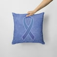 thumbnail image 2 of Carolines Treasures AN1208PW1414 Periwinkle Blue Ribbon for Esophageal and Stomach Cancer Awareness Canvas Fabric, 2 of 2