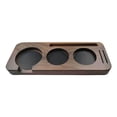 thumbnail image 1 of jifeng Café Porta Titulaire en Bois Non Glissement Expresso Inviolable Stand Tapis Inviolable Support 51mm Noyer, 1 of 9