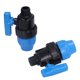 thumbnail image 2 of Válvula de bola de conector rápido de 2 uds, válvula de bola de plástico de rosca macho G3/4 para producción agrícola de jardinería doméstica, 2 of 14