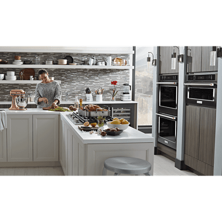 KitchenAid - 1.4 Cu. Ft. Built-In Microwave - Black Stainless Steel