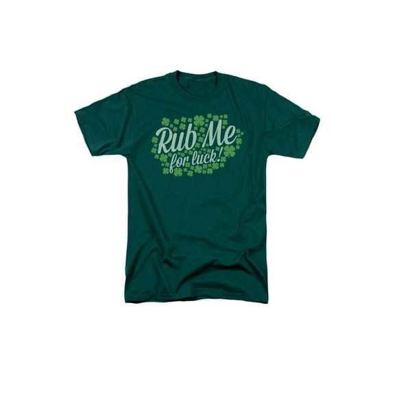 Rub Me For Luck Funny Adult T-Shirt Tee